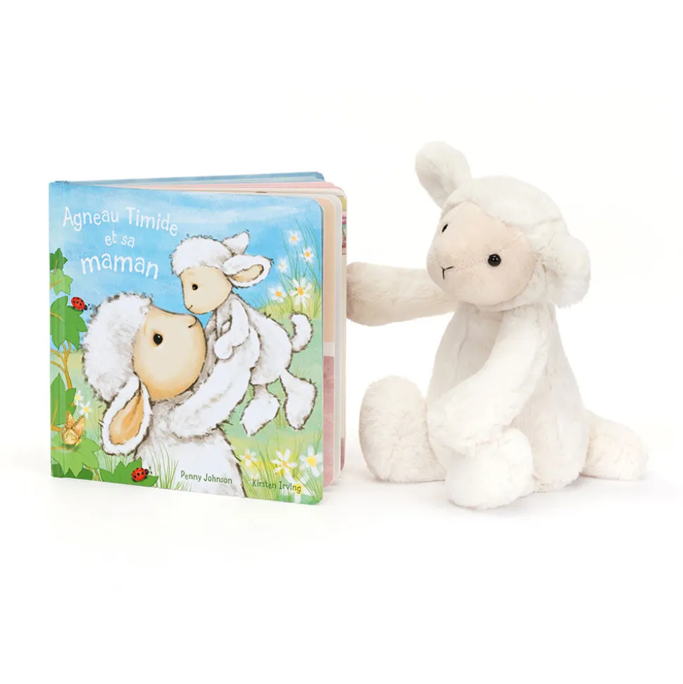 Agneau Timide Et Sa Maman Livre and Bashful Lamb Medium