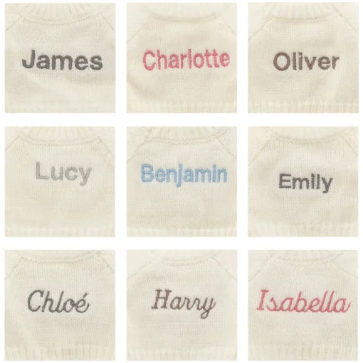 Bashful Blush Bunny with Personalised Cream Jumper