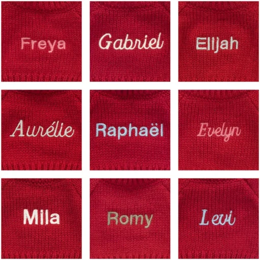 Bashful Fudge Puppy with Personalised Red Jumper