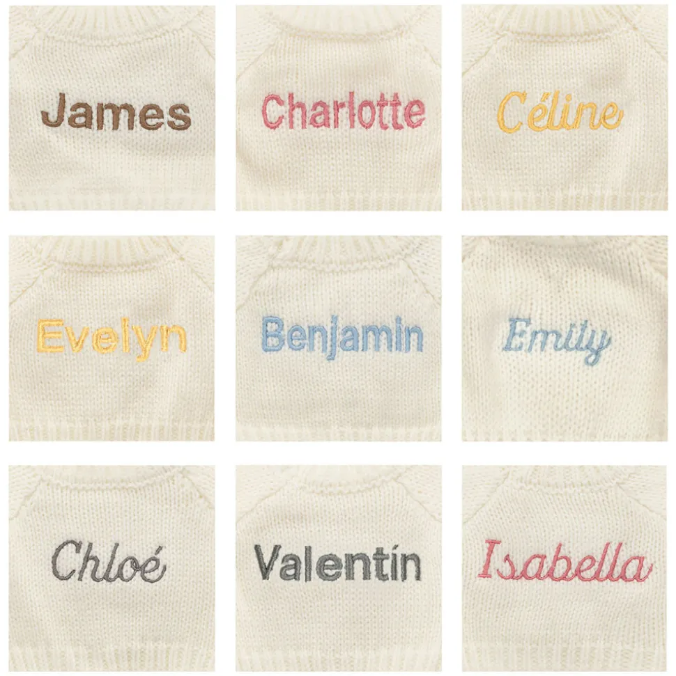 Bashful Luxe Bunny Luna with Personalised Cream Jumper