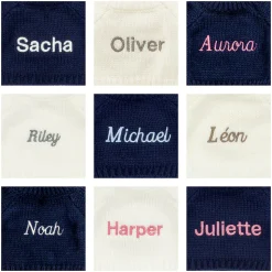 Bashful Luxe Bunny Nimbus with Personalised Navy Jumper