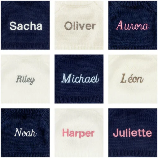 Bashful Luxe Bunny Nimbus with Personalised Navy Jumper