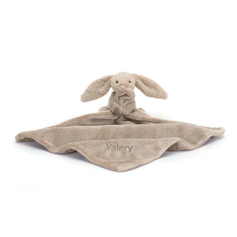 Personalised Bashful Beige Bunny Soother