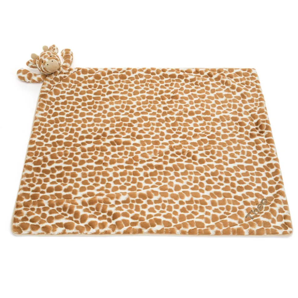 Personalised Bashful Giraffe Blankie