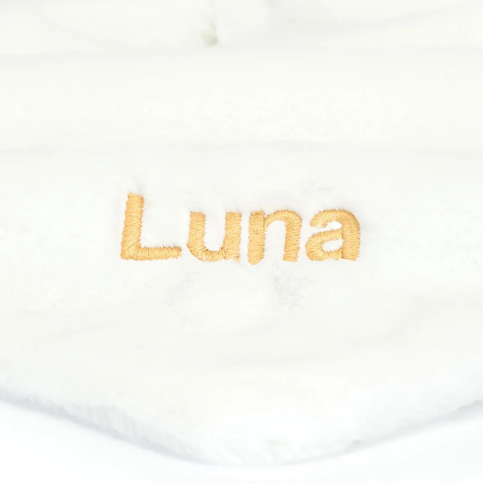 Personalised Bashful Luxe Bunny Luna Soother
