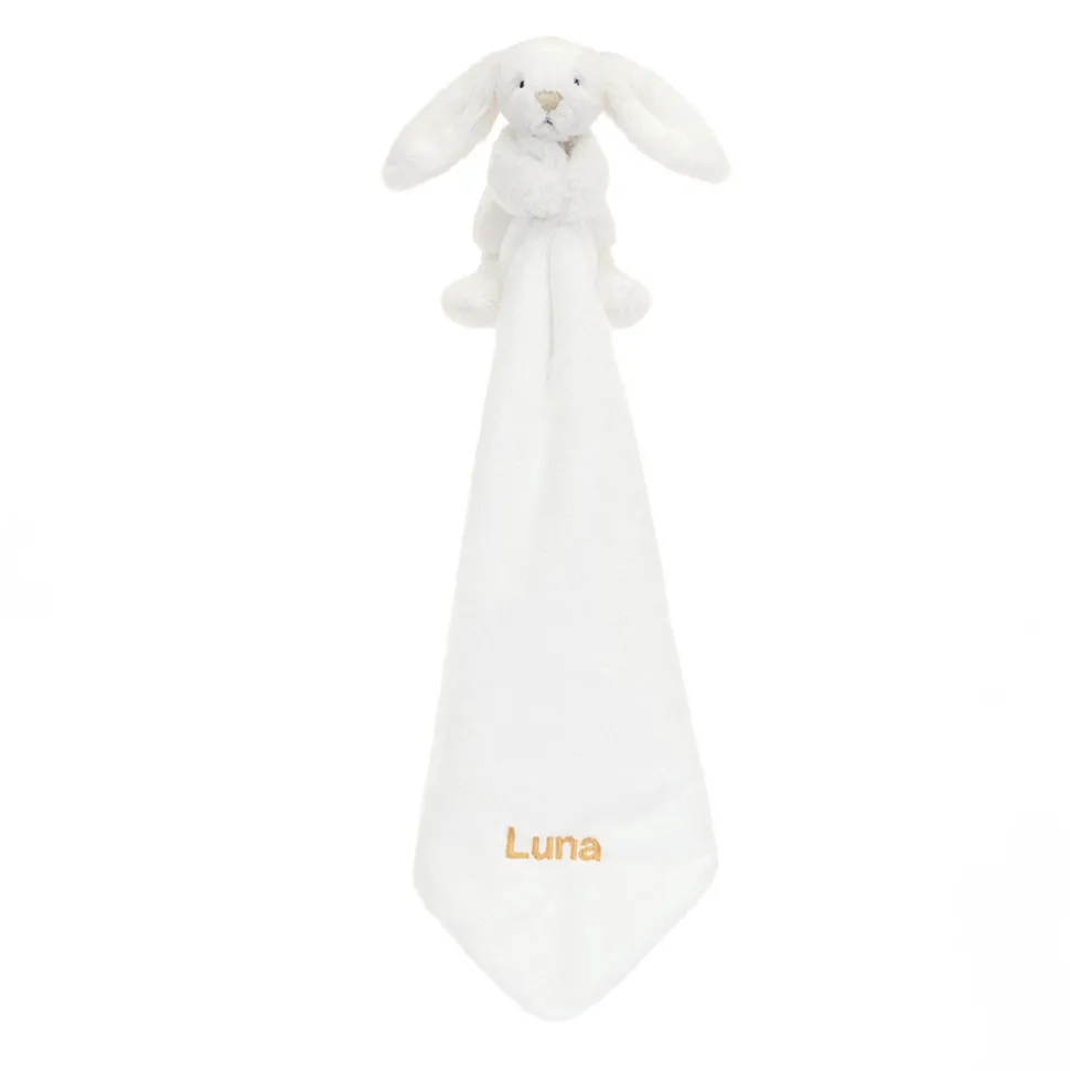Personalised Bashful Luxe Bunny Luna Soother