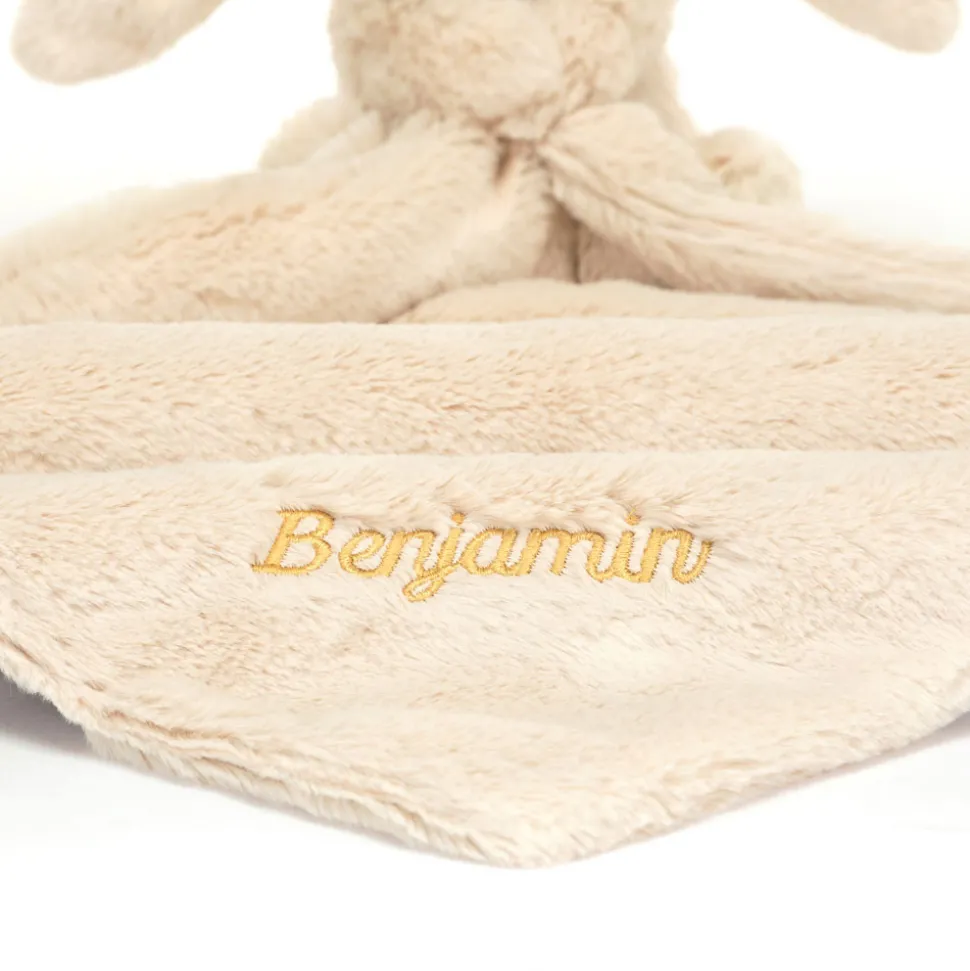 Personalised Bashful Luxe Bunny Willow Soother