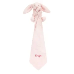 Personalised Bashful Pink Bunny Soother