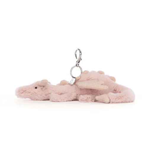 Rose Dragon Bag Charm