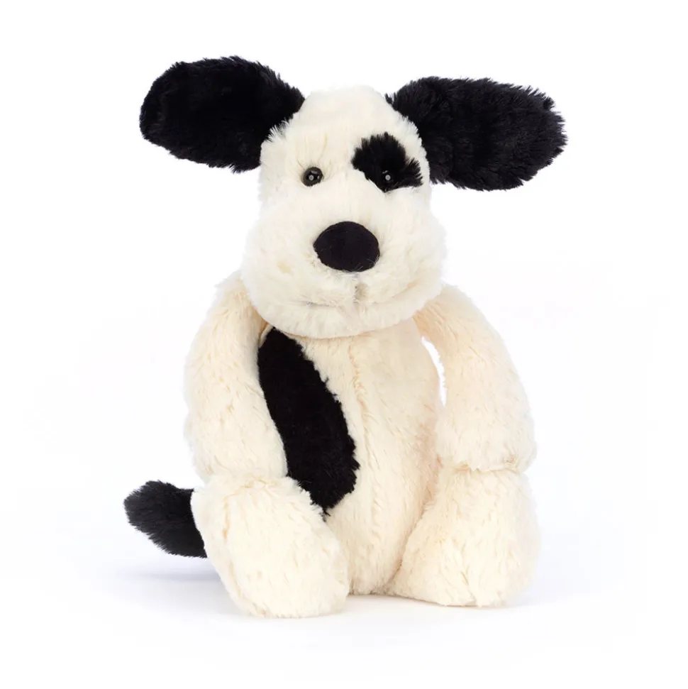 The Pick of the Sticks Book and Bashful Black & Cream Puppy Medium
