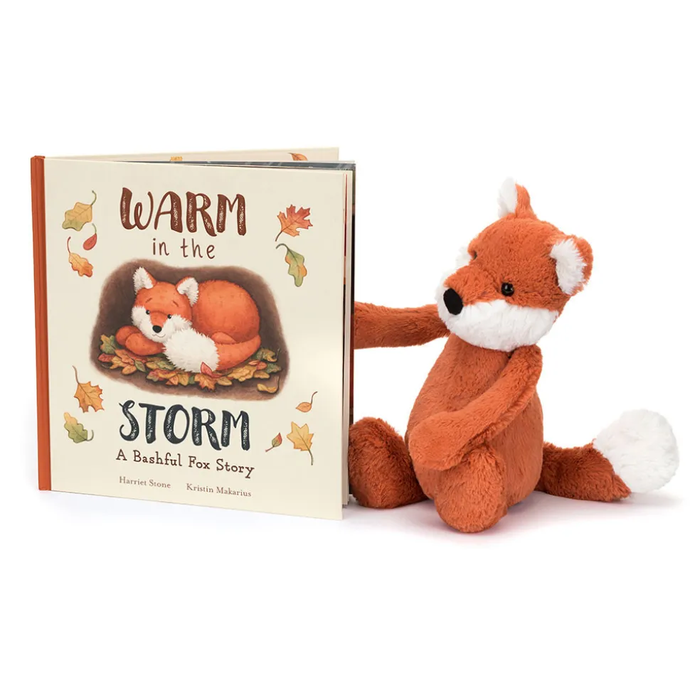Warm in the Storm Book and Bashful Fox Cub Medium